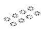 Preview: HUDY BODY POST HOLE PROTECTOR VINYL STICKER 7x16x0.5MM (8) XRAY