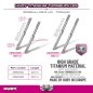 Preview: HUDY TITANIUM ADJUSTABLE TURNBUCKLE 55MM M3.5 L/R (2)