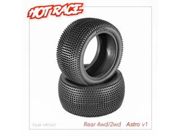 Astro V1 Reifen medium (2) EM-Reifen'26 HOTRACE 1/10 Buggy 4WD/2WD hinten