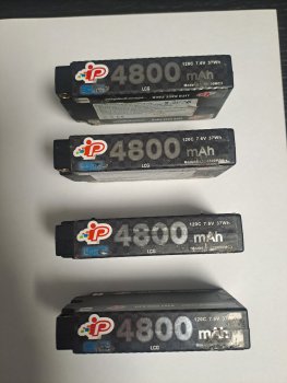 Verkaufe 4 gebrauchte 2S 120C Intellect 4800mAh MC3 LIPO HV Akkus