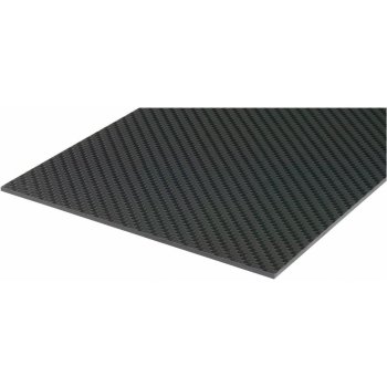 Carbonfaser-Prepregplatte (L x B) 340 mm x 150 mm x (1mm / 1.5mm / 2 mm)