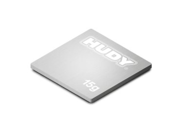 Wolfram Gewicht dünn - 24.5x24.5mm 15g HUDY