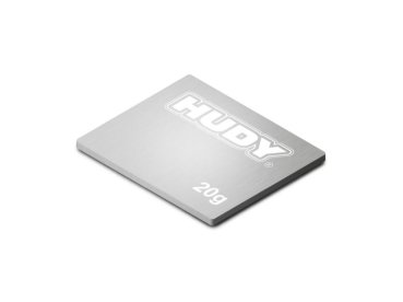 Wolfram Gewicht dünn - 31x26mm 20g HUDY