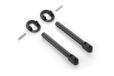 Karosseriebefestigungsset 6mm, hinten einstellbar XRAY +2mm Höhenverstellung