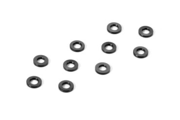 Alu Schimscheiben (3 x 6 x 0,5mm),schwarz XRAY