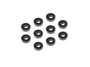 Alu Shim 3x7x2.0mm - schwarz (10) XRAY