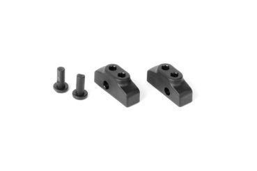 Composite einstellbarer Akkuhalter & Backstop (2+2) XRAY