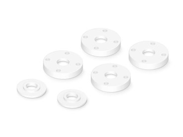 XLP COMPOSITE 4-HOLE 1.1-1.2MM PISTON (2+2) XRAY