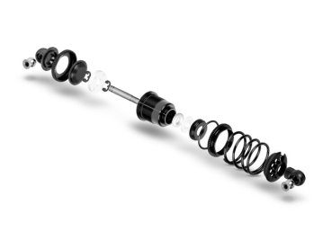 XLP ALU SHOCK ABSORBER-SET - BLACK (2) XRAY