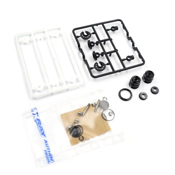 XLP2 ALU SHOCK ABSORBER-SET - BLACK (2) XRAY