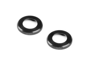 XLP ALU SHOCK CAP-NUT - BLACK (2) XRAY