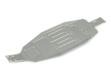 XB2 ALU CHASSIS - 2.0MM - MID-SIZE - REAR WIDE - SWISS 7075 XRAY