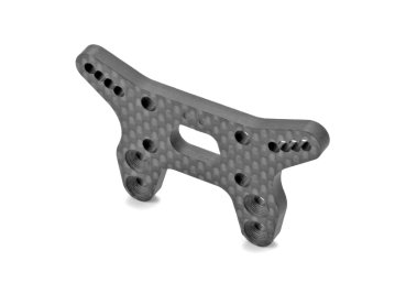 XB2 CARBON SHOCK TOWER FOR BRIDGE UPPER DECK - 2-DOTS - FRONT XRAY