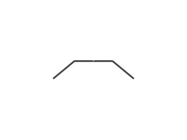 XB2 ANTI-ROLL BAR FRONT FOR BRIDGE UPPER DECK - 1.1 MM XRAY