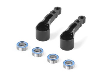 ALU STEERING ARM FOR 1-PIECE CHASSIS - SWISS 7075 T6 (2) XRAY