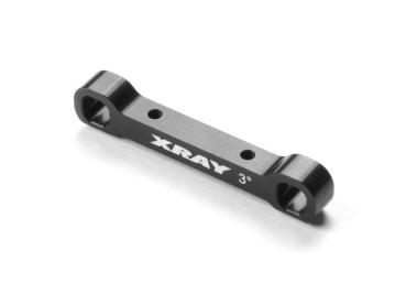 ALU REAR LOWER SUSPENSION HOLDER 3° - WIDER - REAR XRAY