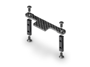 XB2'24 Alu Servo Holders & Graphite Bridge XRAY