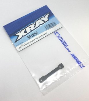 XB4'22 GRAPHITE CHASSIS WIRE COVER 2.2MM