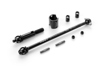 ECS FRONT DRIVE SHAFT 81MM WITH 2.5MM PIN - HUDY SPRING STEEL - SET
