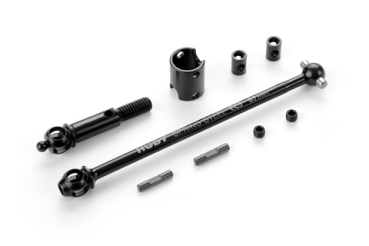 ECS FRONT DRIVE SHAFT 83MM WITH 2.5MM PIN - HUDY SPRING STEEL - SET