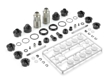 SHOCK ABSORBERS 35.5MM - SHORT CAP - BIG BORE - SET (2) XRAY