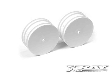 FRONT WHEEL AERODISK WITH 12MM HEX IFMAR - WHITE (2)