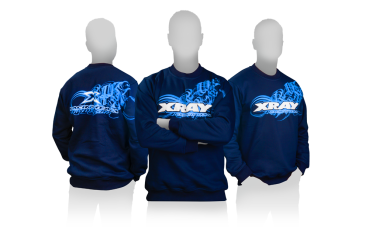 Team Sweatshirt  - blau - Design 2018