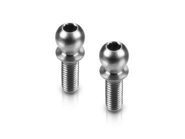 TITAN BALL STUD D=4.9 / L=8 / S=3.5 / 2mm HEX (2) HUDY