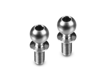 TITANIUM BALL STUD D=5.4 / L=6 / S=4.5 / 2MM HEX (2) HUDY