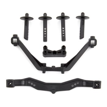 Team Associated SC6.1 Body Mounts, front and rear
