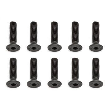 Team Associated Screws, 4x16 mm FHCS