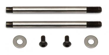 Team Associated FT 3x21 mm Shock Shafts V2, chrome