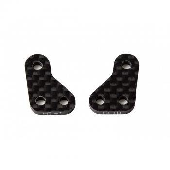 Team Associated RC10B6.3 FT Carbon Fiber Steering Block Arms, HT +1
