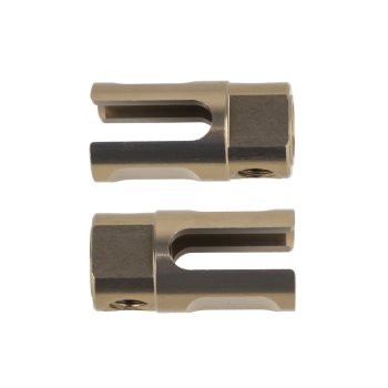 Team Associated RC10B74.2 FT Center Dogbone Outdrives, aluminum