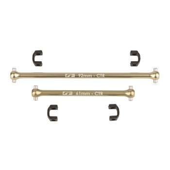 Team Associated RC10B74.2 FT Center Dogbone Set, aluminum