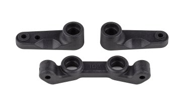 Team Associated RC10B7 FT Steering Bellcrank and Rack Set, carbon