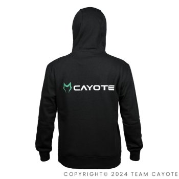 Preview: Classic-Fit Black Pullover Hoodie CAYOTE