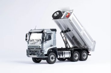 Double E Volvo FMX LKW Kipper hydraulisch (weiß) Maßstab 1:14 RTR
