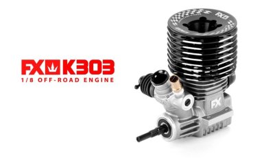 SLVR K303 3 Kanal, DLC. Keramik Lager, Balanced FX 1/8 Offroad Motor .21