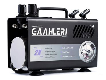 Airbrush-Kompressor GT-918 EU-Version GAAHLERI Dual Drive Series