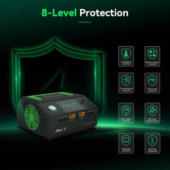 Preview: GensAce Ladegeraet iMars D1000 PLUS Smart Dual Channel AC 1000W (EU)