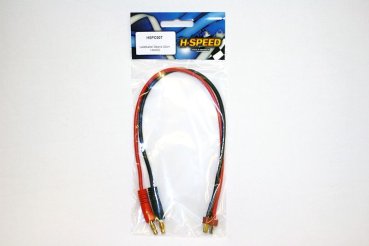 Ladekabel Deans auf Bananenstecker 4mm H-SPEED 30cm, 14AWG