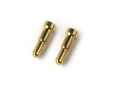 Goldkontaktstecker 4/5mm, L18mm (2) H-SPEED