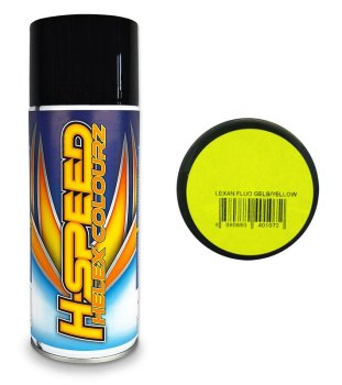Lexan Spray Fluo gelb / yellow 400ml H-SPEED nP126