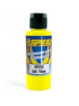 Lexan Airbrush Farbe 60 ml Gelb / Yellow H-SPEED