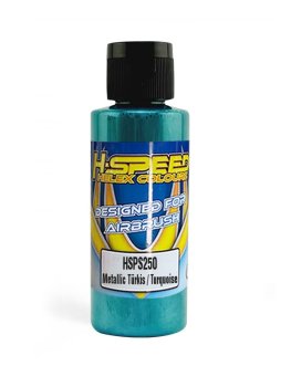 Lexan Airbrush Farbe 60 ml Metallic Türkis / Turquoise H-SPEED