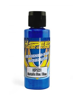 Lexan Airbrush Farbe 60 ml Metallic Blau / Blue H-SPEED