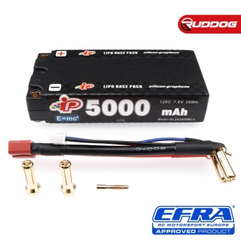 Preview: Intellect MC4 5000mAh 120C 7.6V LCG Graphene Shorty Pack LiHV