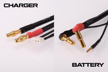 RUDDOG 2S Charging Lead 30cm (4/5mm,2mm)(4mm,3PIN-EH)