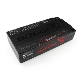 Preview: RUDDOG Racing RR2 ProStock 4500mAh 150C/75C 7.4V 20mm-LCG Short Stick Pack LiPo Battery